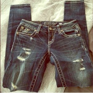 Distressed Miss Me Skinny Jeans
